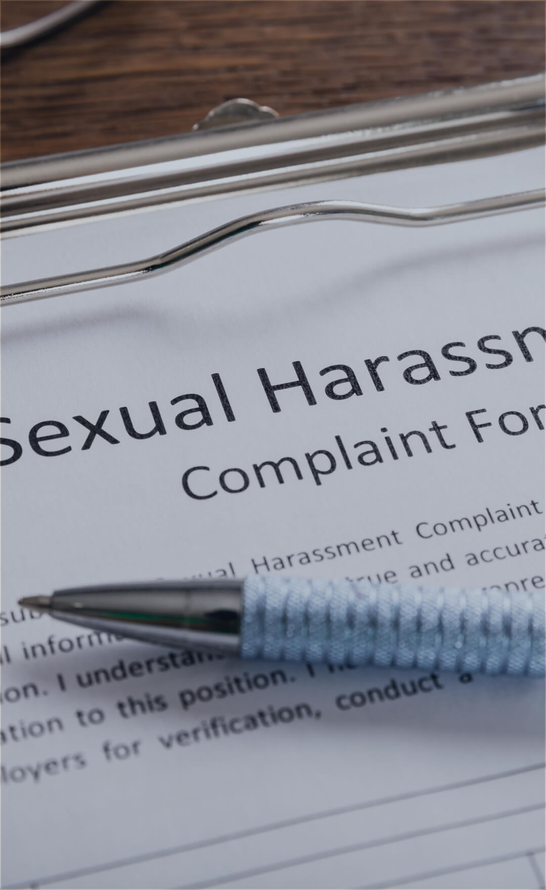 sexual harassment complaint form sample
