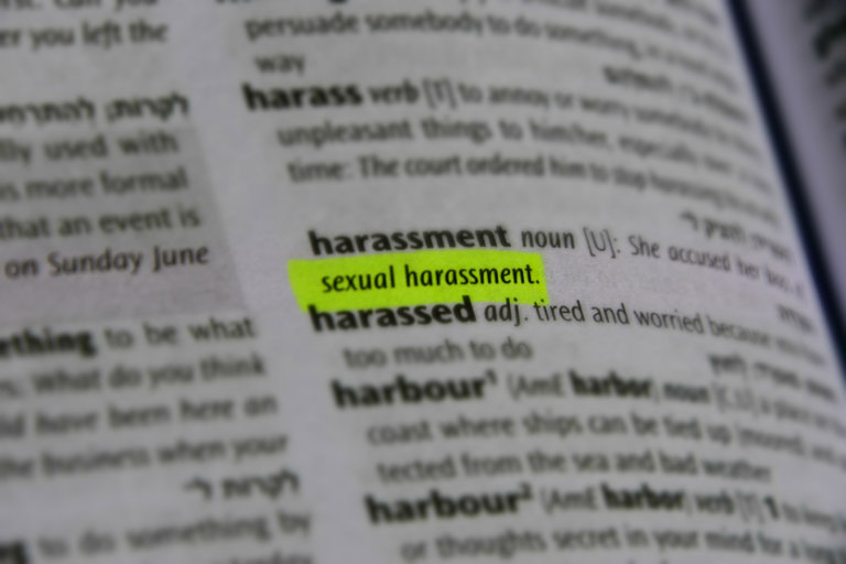 sexual harassment in dictionary