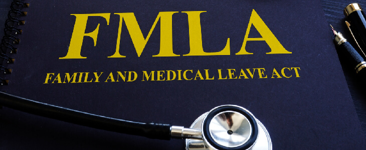 text that reads family and medical leave act
